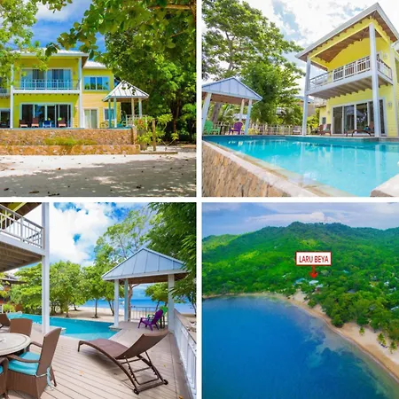 Updated Beachfront Paradise Infinity Pool Roatan